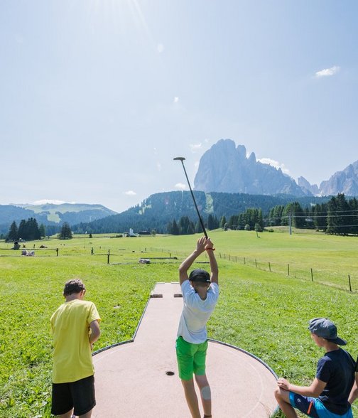 Golfen mit Panorama