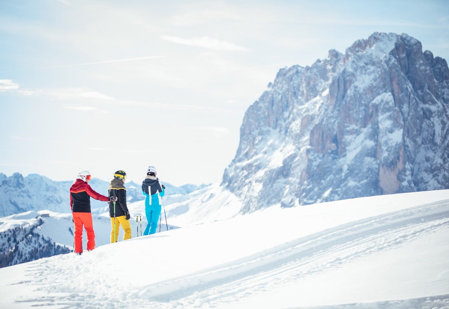 Vom Hotelbett auf die Sellaronda